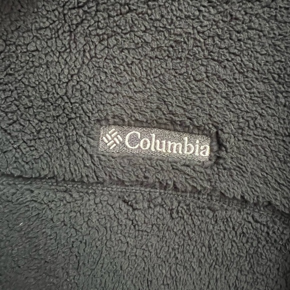 Columbia Black Sherpa Fleece Jacket NWT - Picture 2 of 6
